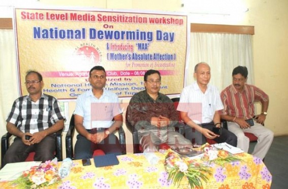 State level media sensitization workshop organised on National De-worming day